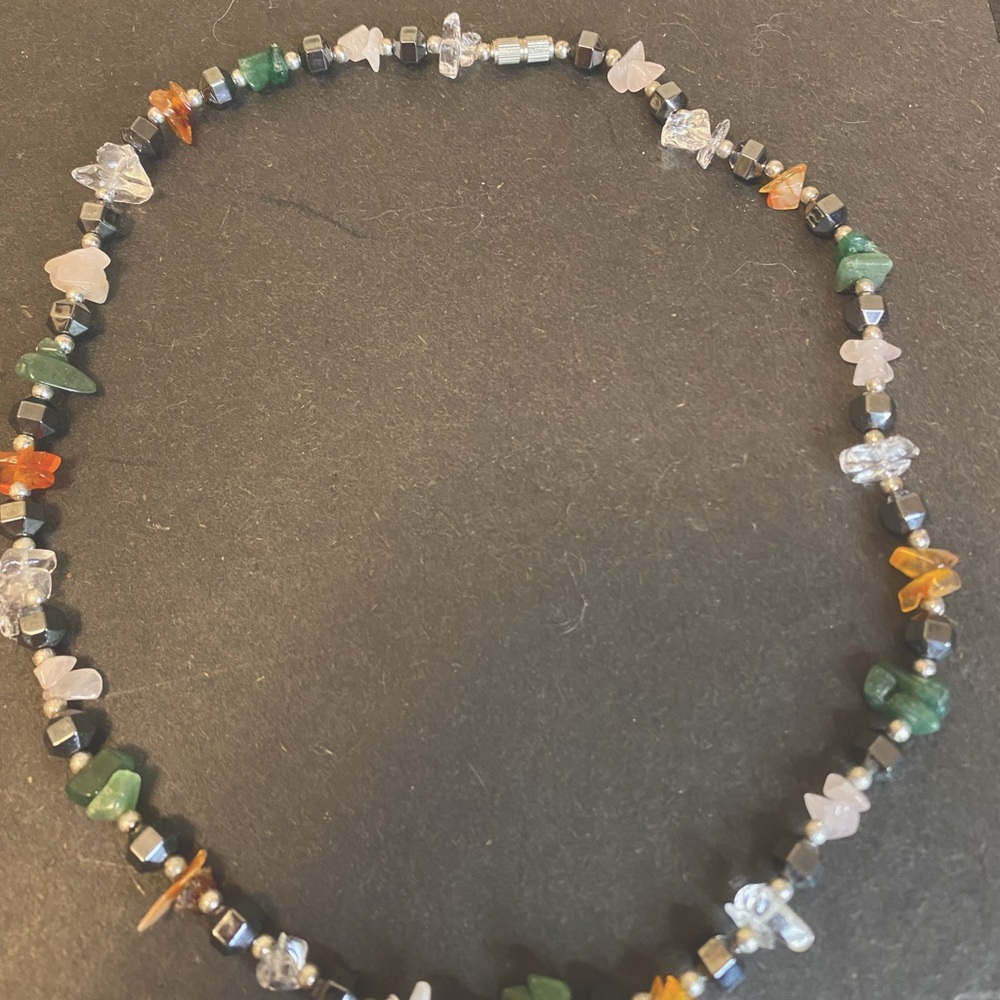 Artisan OOAK Boutique Necklace Choker with FREE Earrings HP 3/26 - Picture 2 of 3